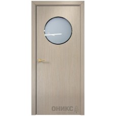 Межкомнатная дверь Оникс Сфера Мокко со стеклом