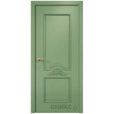 Межкомнатная дверь Оникс Византия эмаль RAL 6021 по ясеню