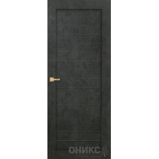 Межкомнатная дверь Оникс Лофт 1 Темный бетон