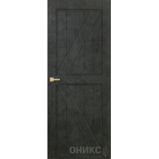 Межкомнатная дверь Оникс Лофт 2 Темный бетон