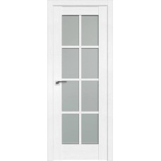 Межкомнатная дверь ProfilDoors 101X Пекан Белый стекло матовое