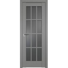 Межкомнатная дверь ProfilDoors 102U Грей стекло графит