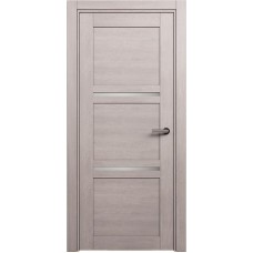 Межкомнатная дверь Status Elegant 145, Дуб Серый, стекло Сатинато белое