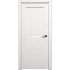 Межкомнатная дверь Status Elegant 142, Дуб Белый, стекло Триплекс белый