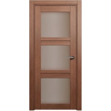 Межкомнатная дверь Status Elegant 146, Анегри, стекло Сатинато бронза