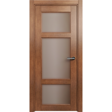 Межкомнатная дверь Status Classic 542, Анегри, стекло Сатинато бронза