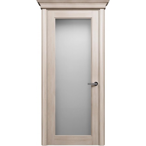 Межкомнатная дверь Status Classic 552, Ясень, стекло Сатинато белое