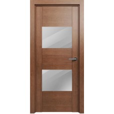 Межкомнатная дверь Status Versia 221, Анегри, стекло Зеркало графит