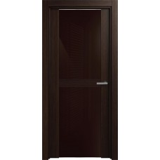 Межкомнатная дверь Status Trend 422, Орех, стекло Лакобель коричневое