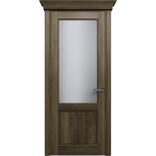 Межкомнатная дверь Status Classic 521, Винтаж, стекло Сатинато белое матовое