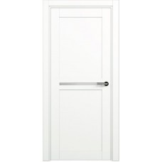 Межкомнатная дверь Status Elegant 142, Белый лёд, стекло Сатинато белое