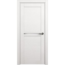 Межкомнатная дверь Status Elegant 142, Дуб Белый, стекло Канны