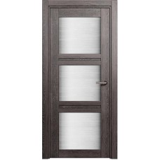Межкомнатная дверь Status Elegant 146, Дуб Патина, стекло Канны