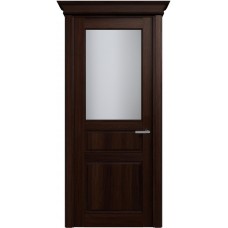 Межкомнатная дверь Status Classic 532, Орех, стекло Сатинато белое матовое