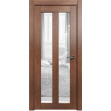 Межкомнатная дверь Status Optima 135, Анегри, стекло Сатинато прозрачное