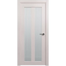 Межкомнатная дверь Status Optima 135, Дуб Белый, стекло Канны