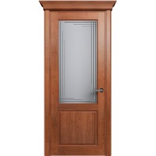 Межкомнатная дверь Status Classic 521, Анегри, стекло Алмазная гравировка грань
