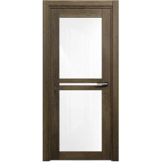 Межкомнатная дверь Status Elegant 143, Винтаж, стекло Триплекс белый