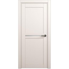 Межкомнатная дверь Status Elegant 142, Белый Жемчуг, стекло Сатинато белое
