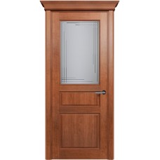 Межкомнатная дверь Status Classic 532, Анегри, стекло Алмазная гравировка грань