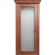 Межкомнатная дверь Status Classic 552, Анегри, стекло Сатинато белое
