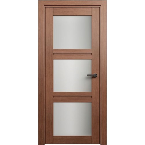 Межкомнатная дверь Status Elegant 146, Анегри, стекло Сатинато белое