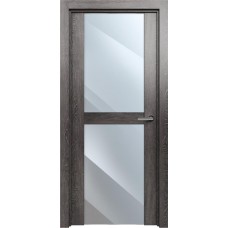 Межкомнатная дверь Status Trend 422, Дуб Патина, стекло Зеркало