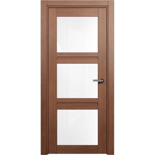 Межкомнатная дверь Status Elegant 146, Анегри, стекло Триплекс белый