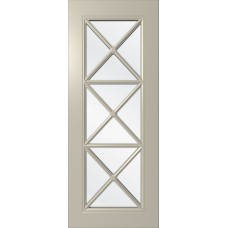Дверь WanMark Скай-8 светло-серый, стекло сатинат