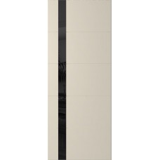 Дверь WanMark Скай-5 авангард, стекло лакобель черное