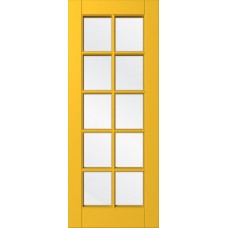 Дверь WanMark Скай-1 желтый , сатинат