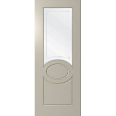 Дверь WanMark Скай-4 светло-серый, сатинат