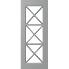 Дверь WanMark Скай-8 серый, под стекло