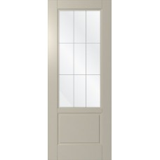 Дверь WanMark Скай-2 светло-серый, сатинат, гравировка рис. 1