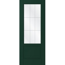 Дверь WanMark Скай-2 зеленый, сатинат, гравировка рис. 1