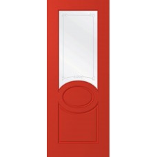 Дверь WanMark Скай-4 красный, сатинат