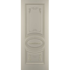 Дверь WanMark Алиса-1 эмаль Светло-серый, декор № 1
