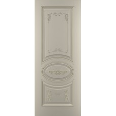 Дверь WanMark Алиса-1 эмаль Светло-серый, декор № 2