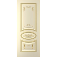 Дверь WanMark Маринэ-1 Крем, патина золото