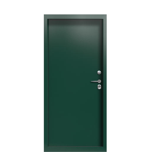 Входная дверь Termo Ral 6005 одностворчатая