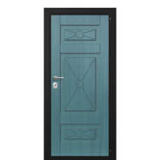 Входная дверь Portalle Fortis Серо-голубая, Серо-голубая C 004