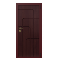 Входная дверь Portalle Fortis Темно-красный, Темно-красный D 002