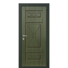 Входная дверь Portalle Termo Wood Темно-зеленое, Темно-зеленое C 004