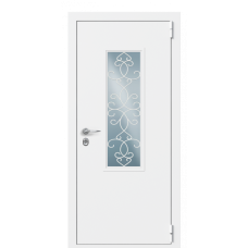 Входная дверь Portalle Termo Ral 9003, Ral 9003 Стекло Прозрачное