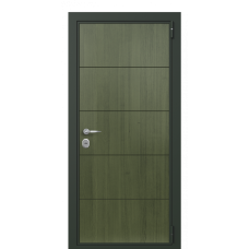 Входная дверь Portalle Termo Wood Темно-зеленое, Темно-зеленое F 014