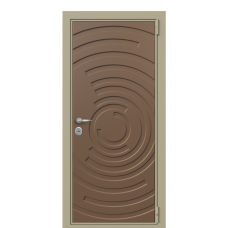 Входная дверь Portalle Termo Wood Ral 8025, Ral 8025 R 001
