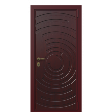 Входная дверь Portalle Termo Wood Темно-красный, Темно-красный Премиум