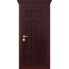 Входная дверь Portalle Termo Wood Темно-красный, Темно-красный F 005