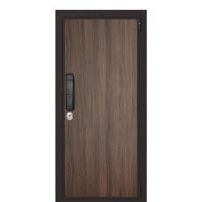 Входная дверь Portalle Electra Biometric Орех американский, Орех американский Электронный ключ