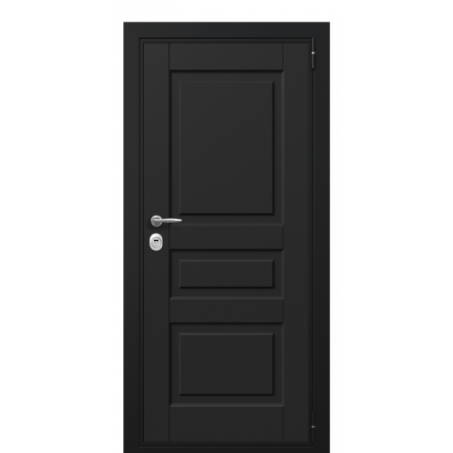Входная дверь Portalle Fortis Ral 9005, Ral 9005 Зеркало